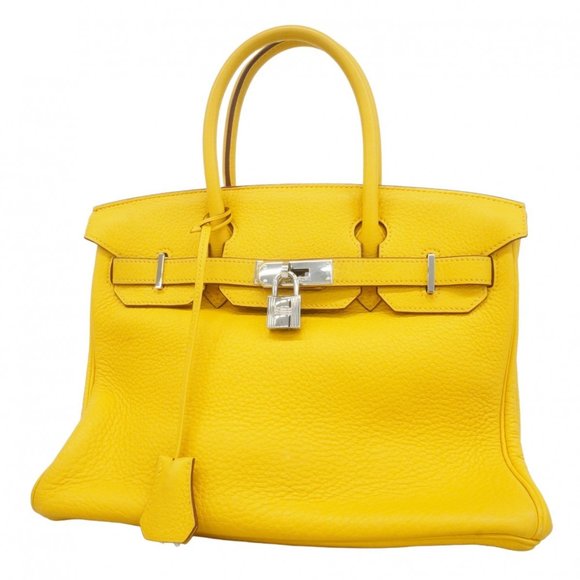 Hermes Hermès Birkin 30 Handbag in Taurillon Clemence Soleil Leather, □M Stam... - Picture 1 of 15
